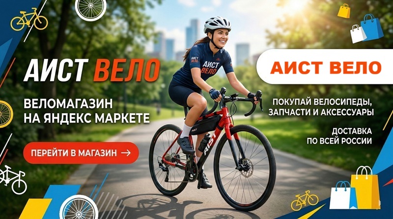 Веломагазин АИСТ ВЕЛО рад представить свой обширный каталог велозапчастей и аксессуаров на популярной площадке ЯндексМаркет
