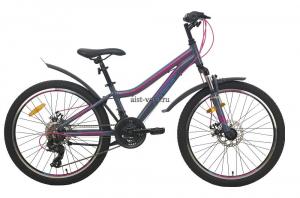 Велосипед горный AIST Rosy Junior 2.1 24 серый