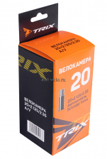 Велоамера 20 x 2.35 TRIX 20" 2.125-2.35 AV (автониппель) камера для велосипеда